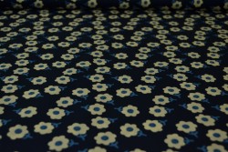 Cotton print 8204-3 dark blue