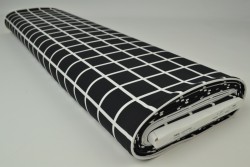 Lycra print 369-01 black / cream