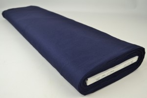 Katoen keper stretch 48 navy