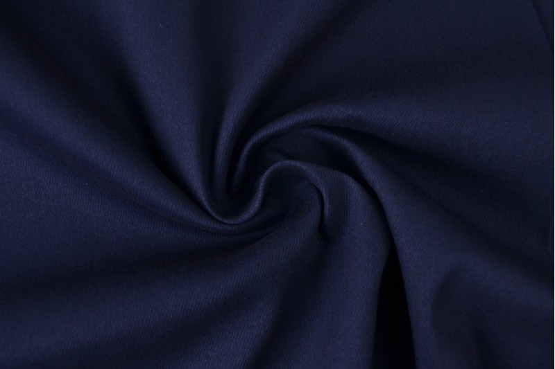 Katoen keper stretch 48 navy