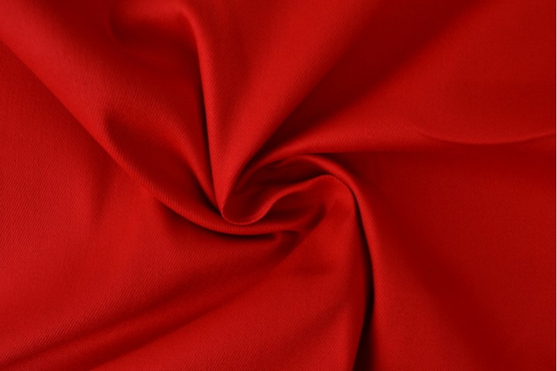 Katoen keper stretch 01 rood