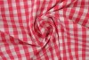 Katoen boerenbont ruiten 6.5 mm 160-02 donker roze