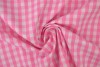 Katoen boerenbont ruiten 6.5 mm 160-03 roze