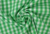Katoen boerenbont ruiten 6.5 mm 160-10 groen