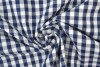 Katoen boerenbont ruiten 6.5 mm 160-14 navy