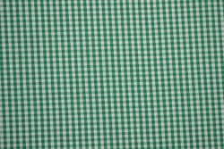Katoen boerenbont ruiten 2.5 mm 162-09 donkergroen