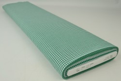 Katoen boerenbont ruiten 2.5 mm 162-09 donkergroen