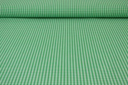 Katoen boerenbont ruiten 2.5 mm 162-10 groen