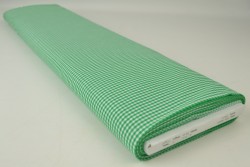 Katoen boerenbont ruiten 2.5 mm 162-10 groen