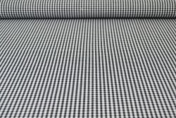 Katoen boerenbont ruiten 2.5 mm 162-13 zwart