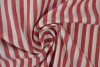 Katoen boerenbont strepen 6.5 mm 165-01 rood