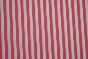 Katoen boerenbont strepen 6.5 mm 165-02 donker roze