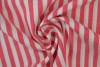 Katoen boerenbont strepen 6.5 mm 165-02 donker roze