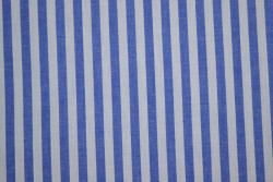 Katoen boerenbont strepen 6.5 mm 165-07 blauw