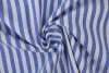 Katoen boerenbont strepen 6.5 mm 165-07 blauw