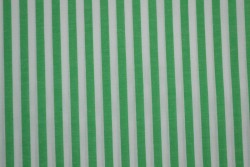 Katoen boerenbont strepen 6.5 mm 165-10 groen