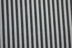 Katoen boerenbont strepen 6.5 mm 165-13 zwart