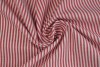 Katoen boerenbont strepen 2.5 mm 167-01 rood