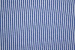 Katoen boerenbont strepen 2.5 mm 167-07 blauw