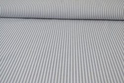 Katoen boerenbont strepen 2.5 mm 167-11 grijs