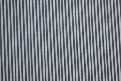 Katoen boerenbont strepen 2.5 mm 167-14 navy