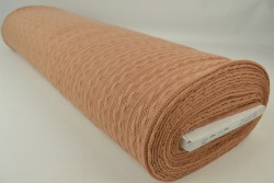 Jacquard cable knit fabric 39 beige