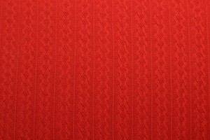 Jacquard cable knit fabric 01 red