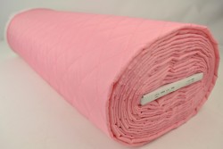 Gewatteerde voering 19 roze