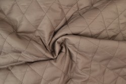 Gewatteerde voering 69 taupe