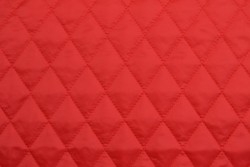 Gewatteerde voering 01 rood