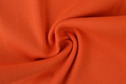Boordstof rib 10 oranje