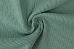 Boordstof rib 34 oud groen