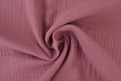 Mousseline 38 donker oud roze