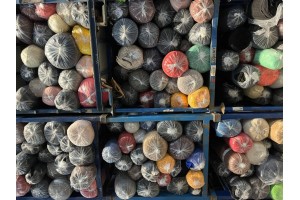 Partij kant stoffen 18.000 KG