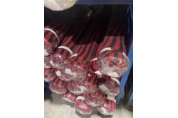 Partij viscose jersey strepen stoffen 45.000 MTR