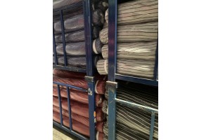Partij viscose jersey strepen stoffen 45.000 MTR