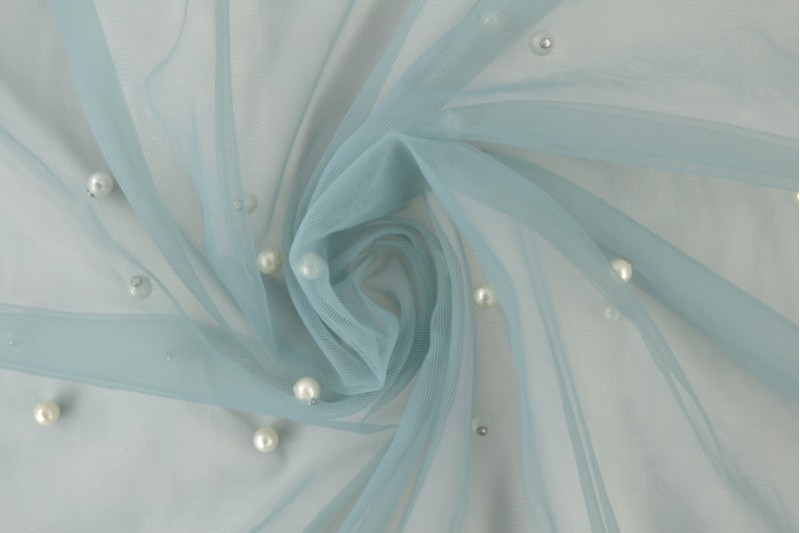 Mesh pearls 01-34 old green