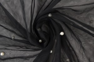 Mesh pearls 01-03 black