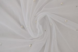 Mesh pearls 01-00 white