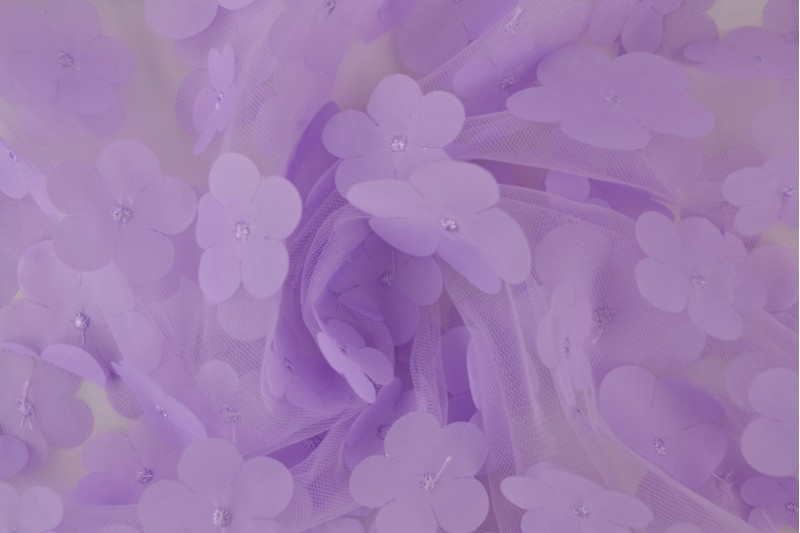 Mesh flower 01-21 lavender