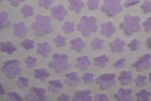 Mesh flower 01-21 lavender