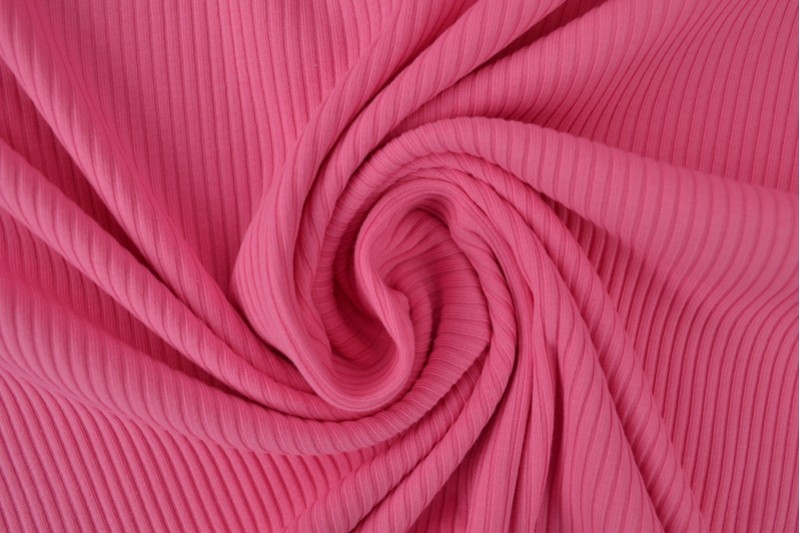 Cotton jersey rib 200 gm2 08 pink