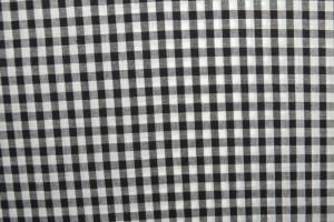 Cotton vichy checks 09-04 black glitter