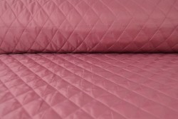 Gewatteerde voering 38 donker oud roze