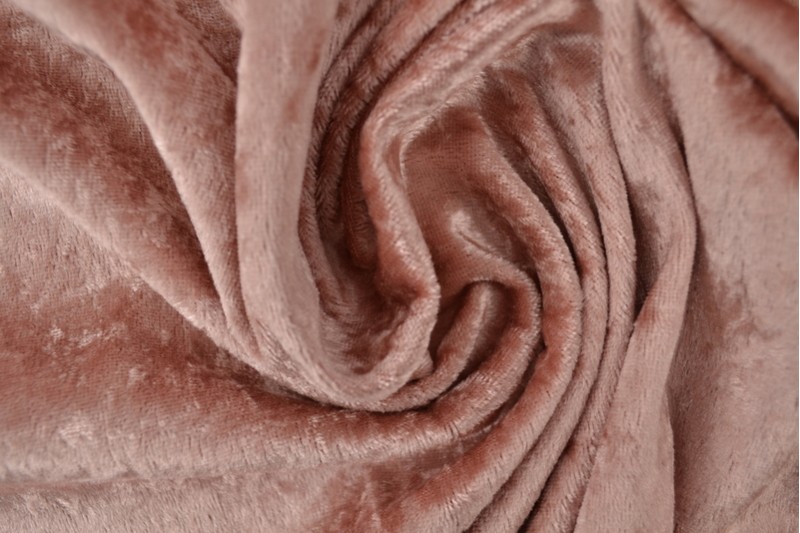 velours de panne 37 oud roze