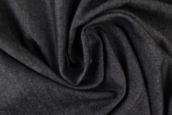 Denim chambray gewassen - 06 zwart