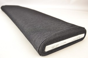 Denim chambray gewassen - 06 zwart