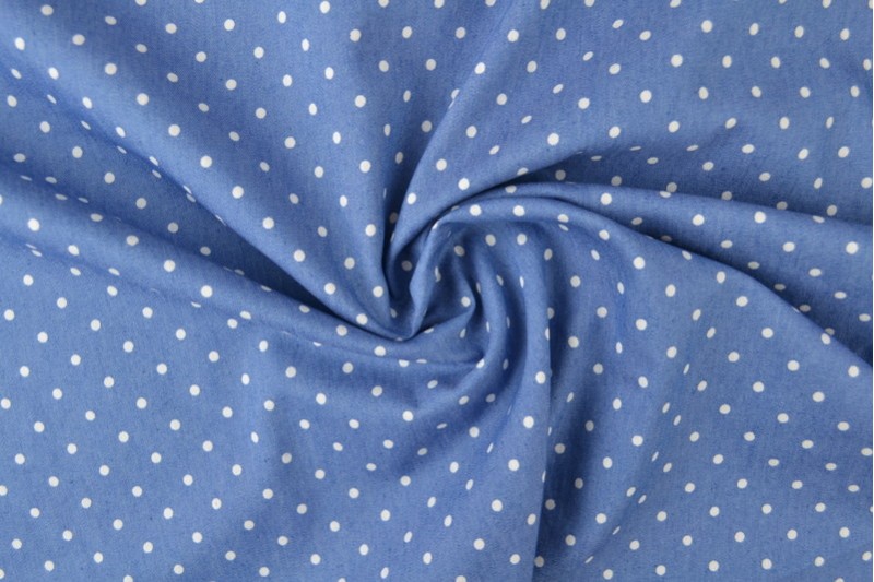 Denim chambray washed print 14-02