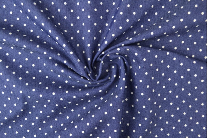 Denim chambray washed print 14-04