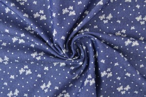 Denim chambray washed print 16-04